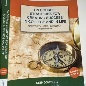 On Course: Strategies for Success Book (UNI 101 first year seminar)